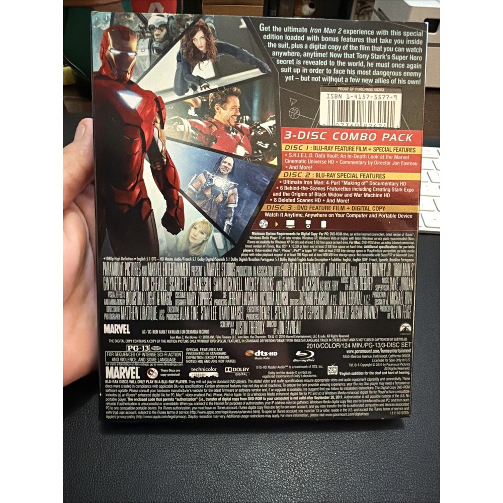Iron Man 2 (Blu-ray, 2010)! - Picture 6 of 6